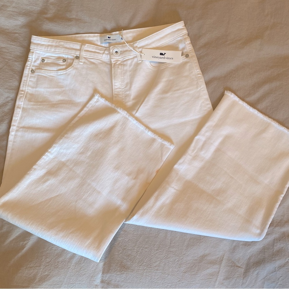 vineyard vines high rise crop jeans 31